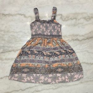 EUC Girls Boho Dress 7/8